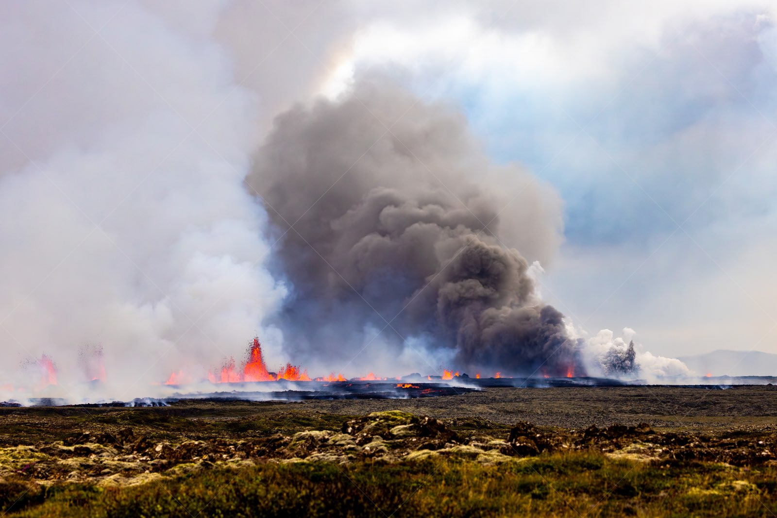 Volcanic eruption