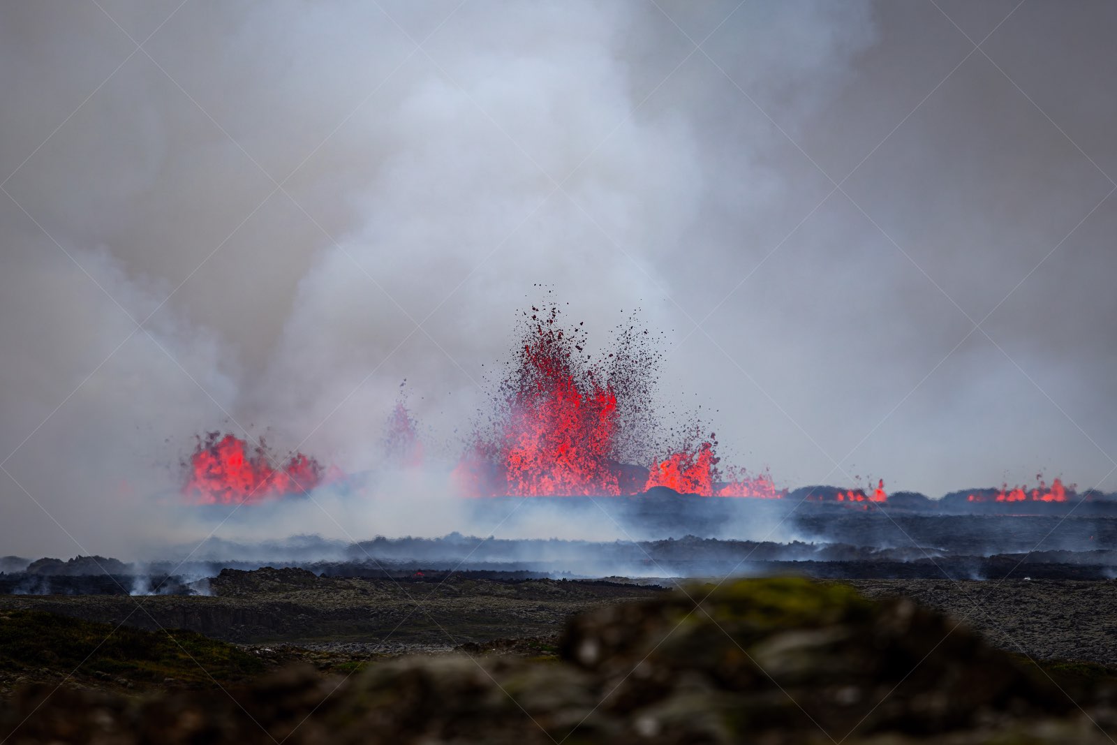 Volcanic eruption