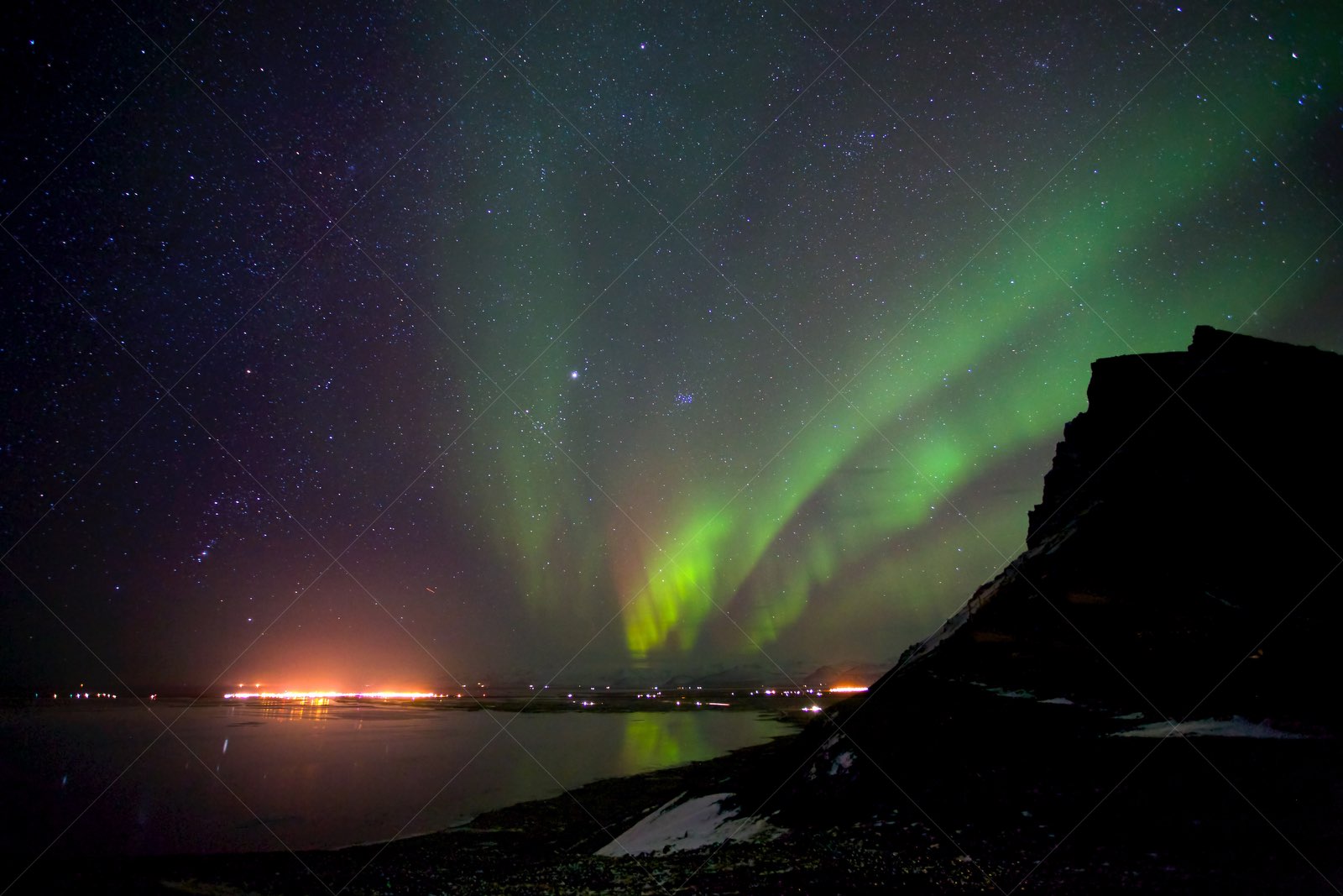 Aurora and Höfn