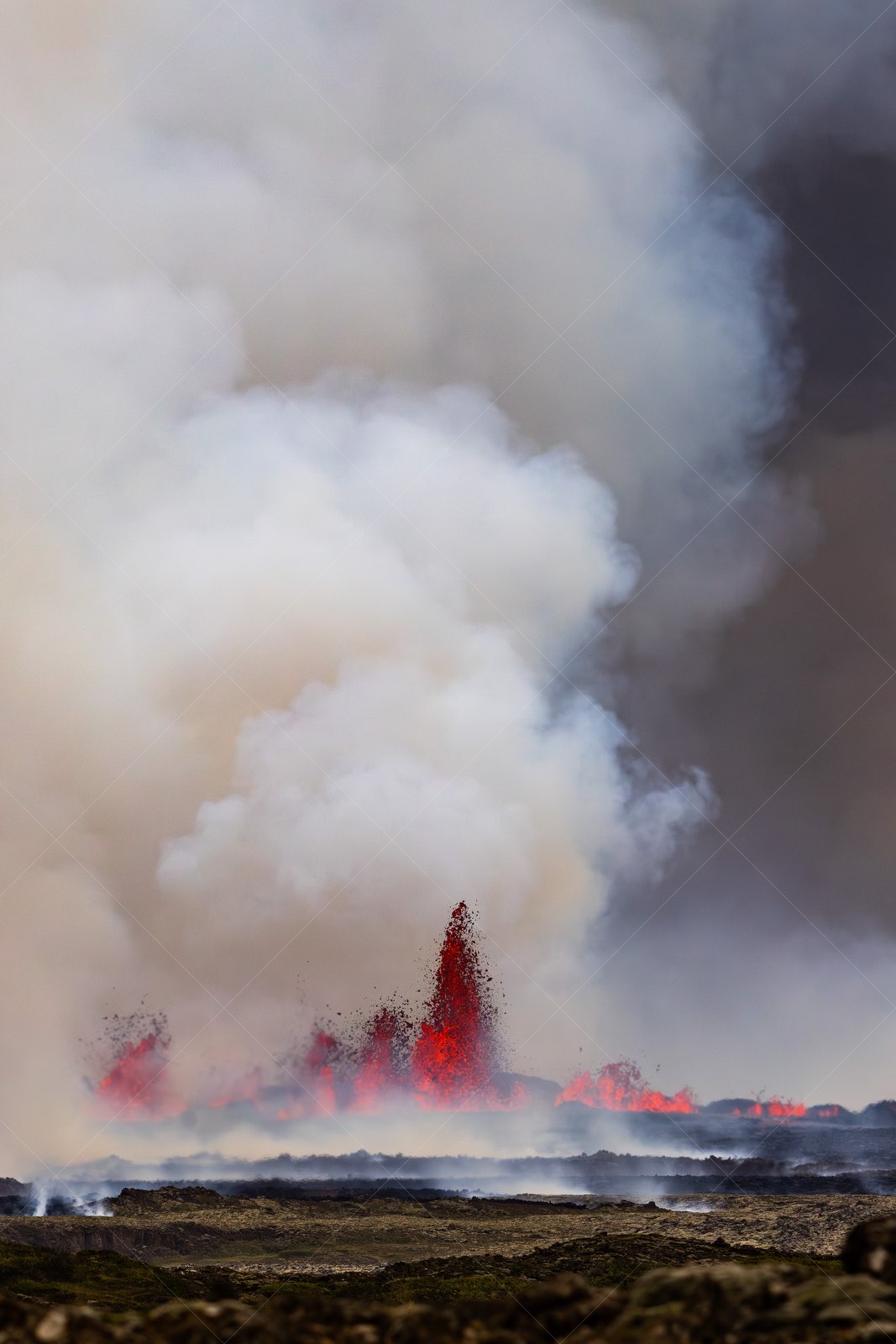 Volcanic eruption