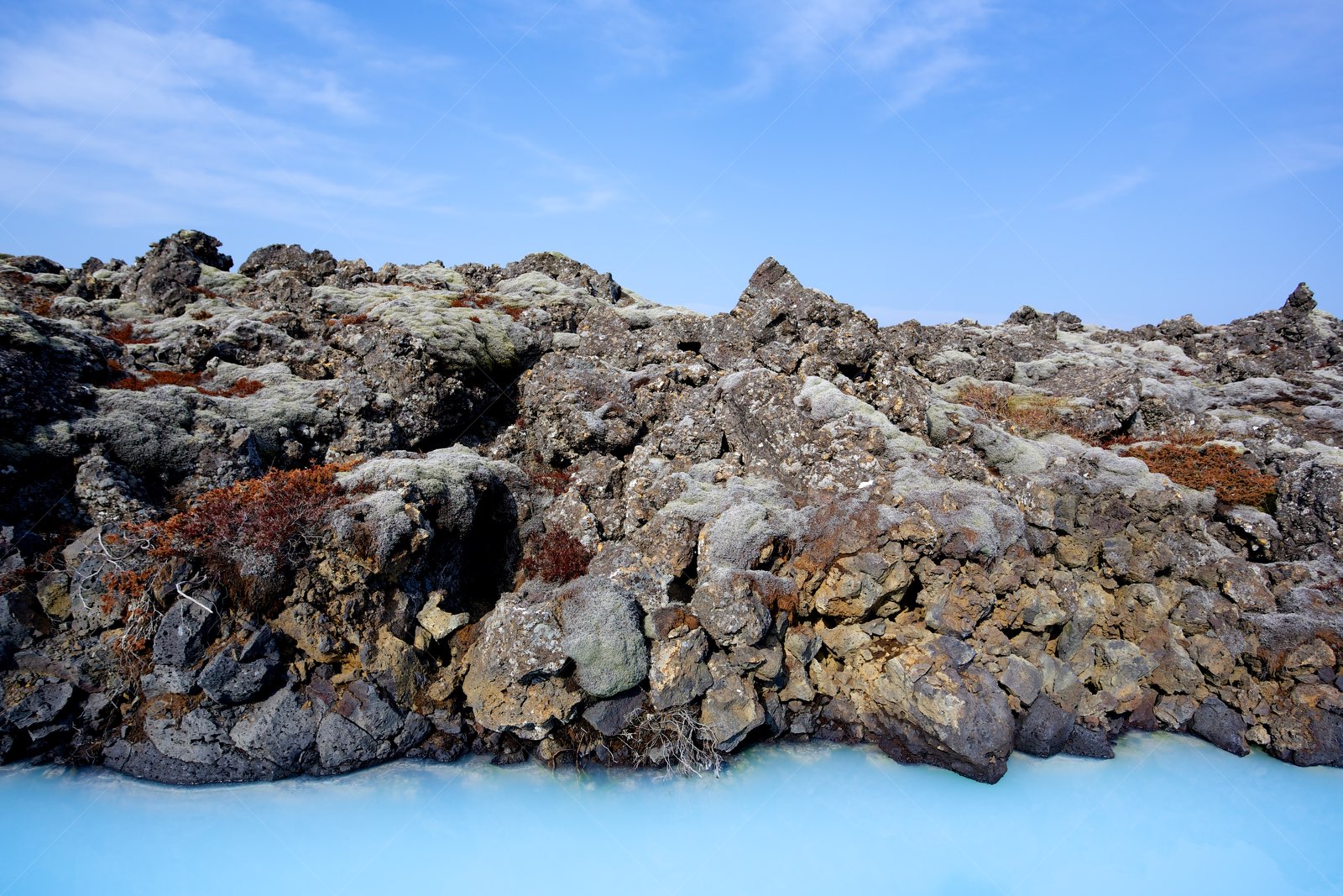 Turqouise water at The Blue Lagoon